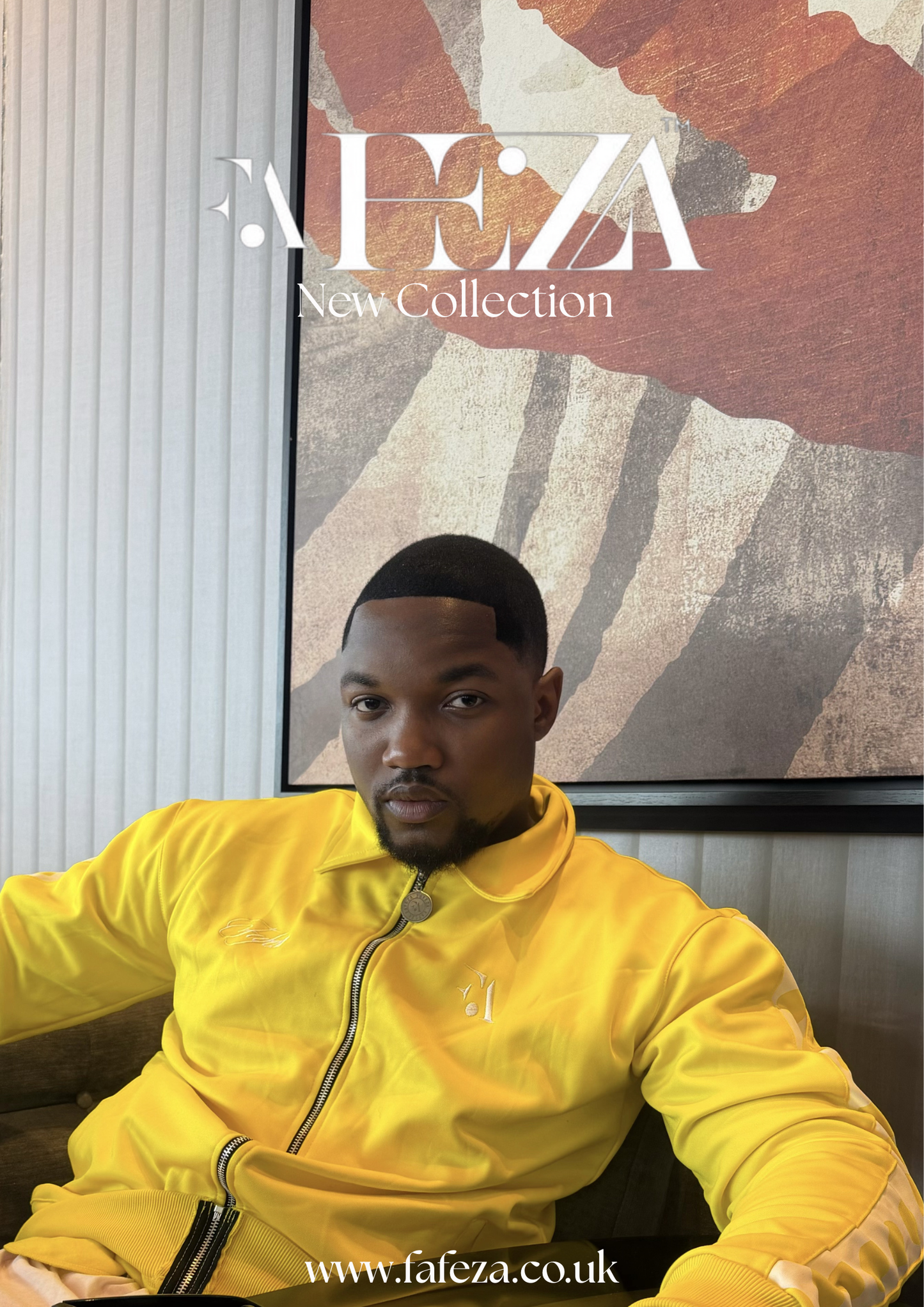 FAFEZA Signature Zip tracksuit Solar (Yellow) limited edition