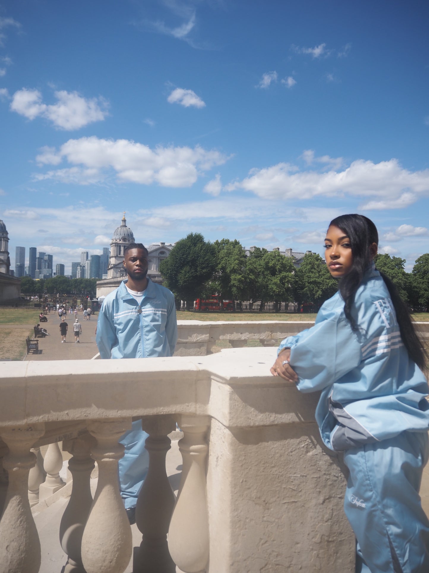 FAFEZA Signature collection Ice Tracksuit Light Blue Unisex