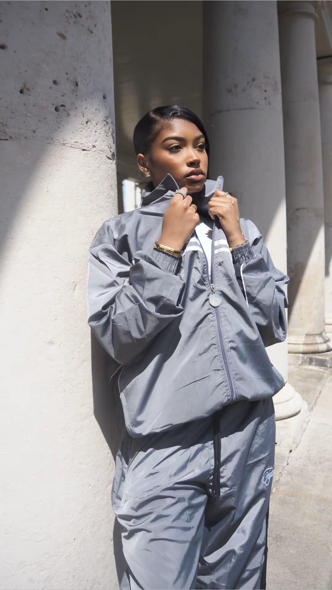 FAFEZA Eclipse (Grey) Signature Tracksuit Collection