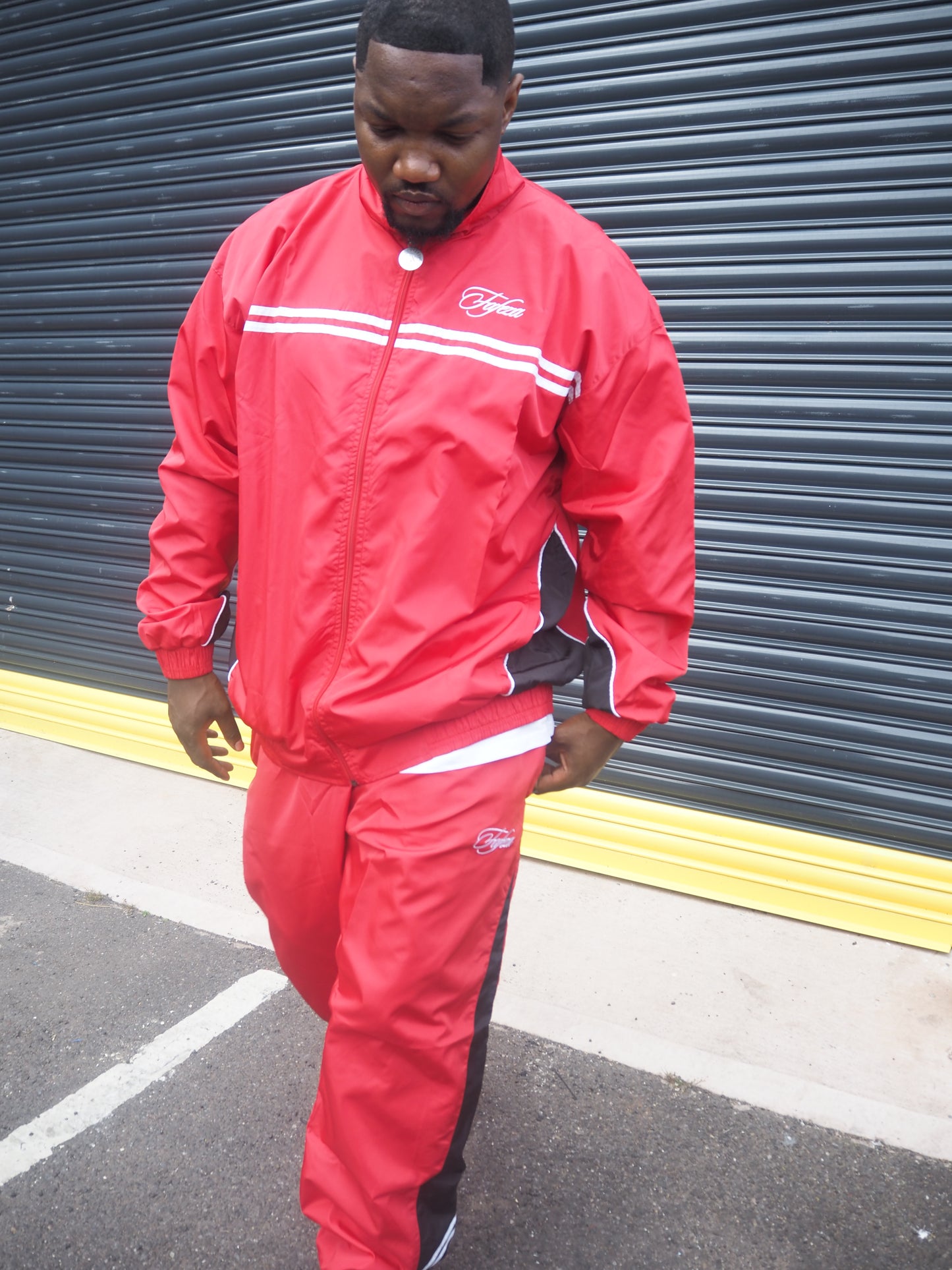 FAFEZA Crimson (Red) Signature Tracksuit Collection