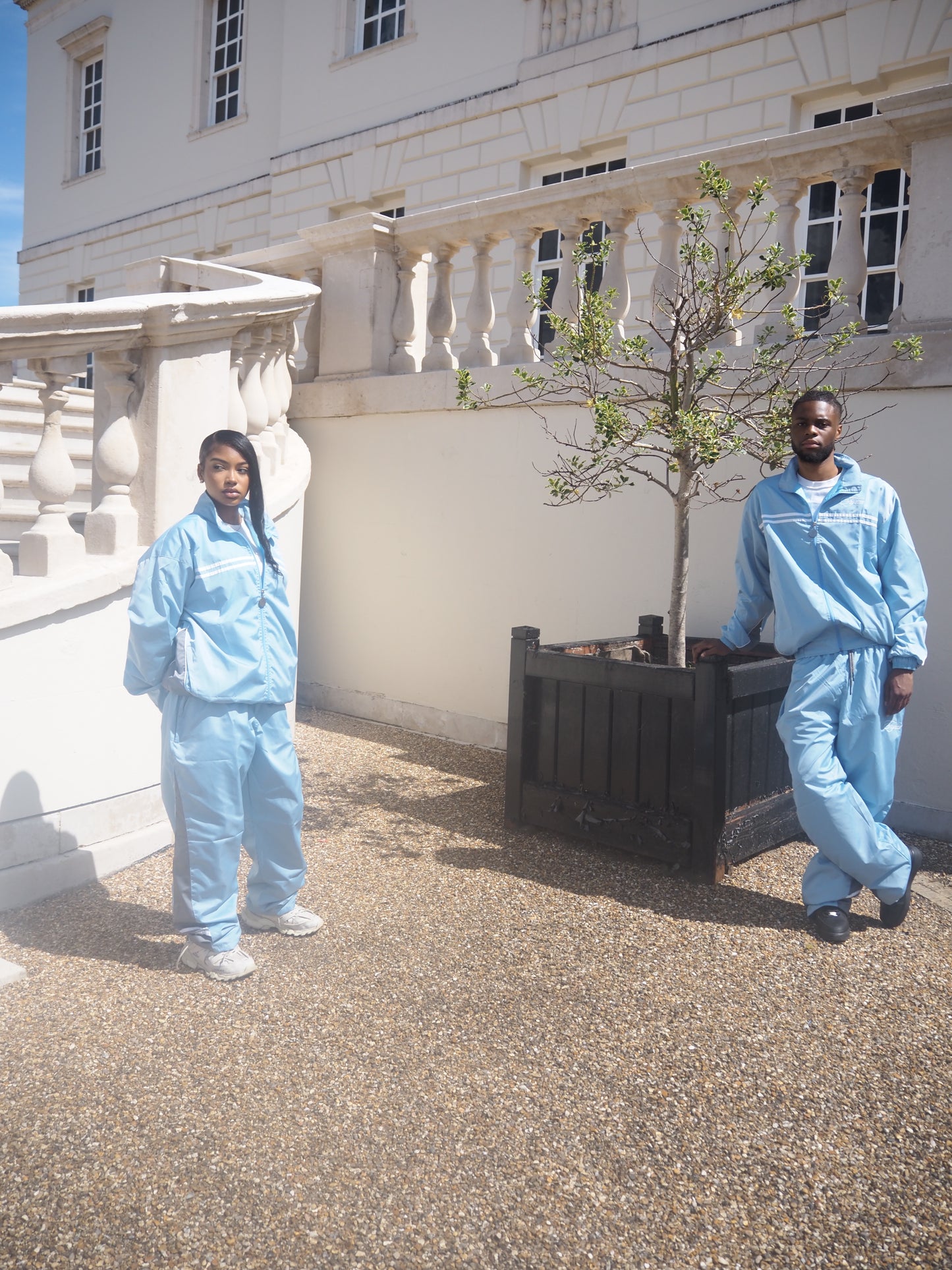 FAFEZA Signature collection Ice Tracksuit Light Blue Unisex