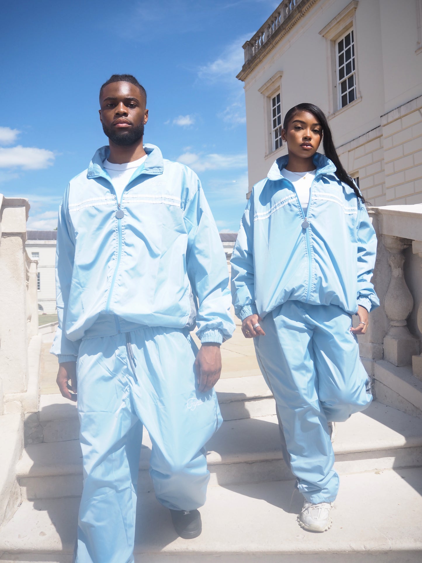 FAFEZA Signature collection Ice Tracksuit Light Blue Unisex