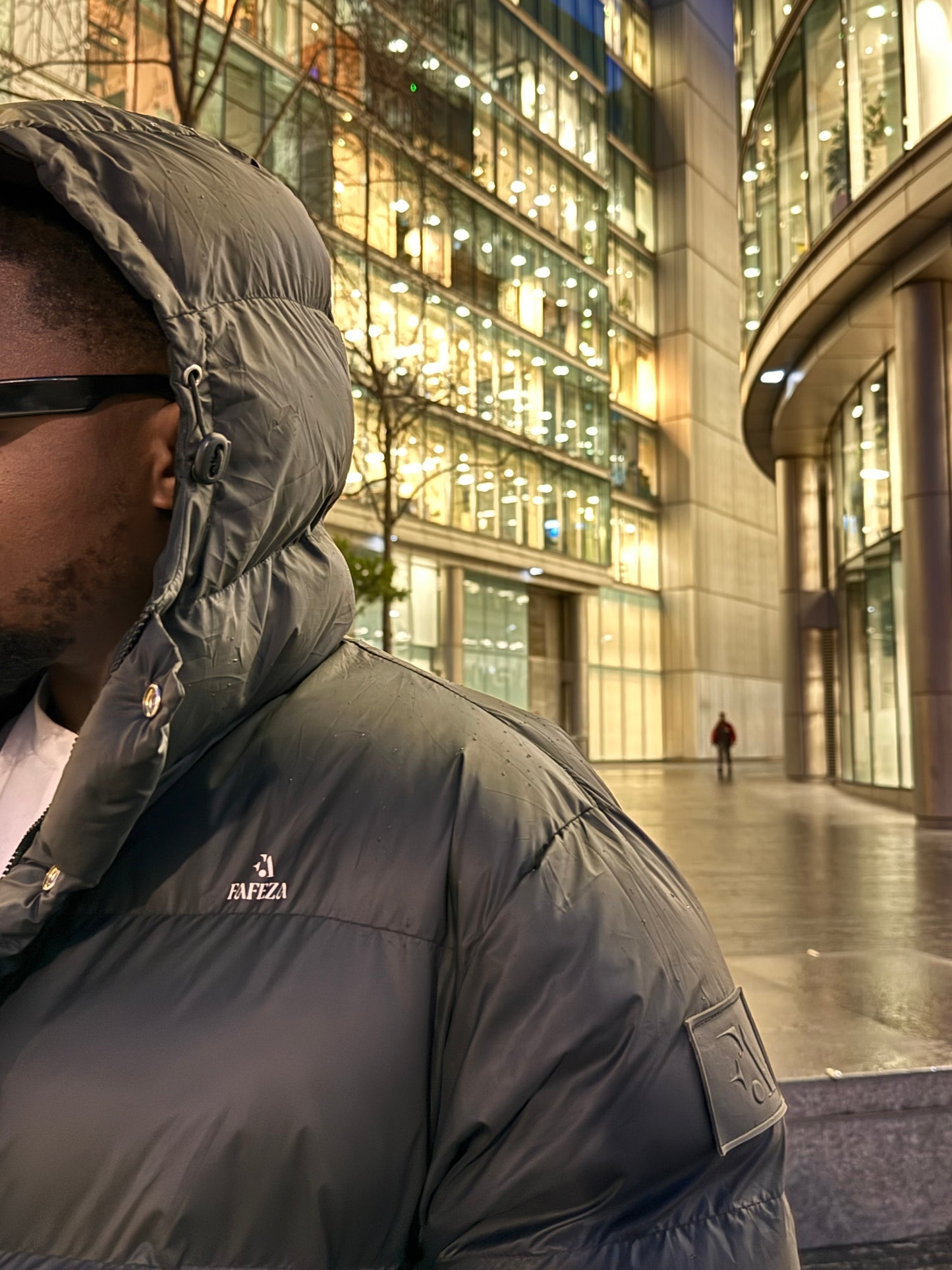 FAFEZA Puffer Jacket Black