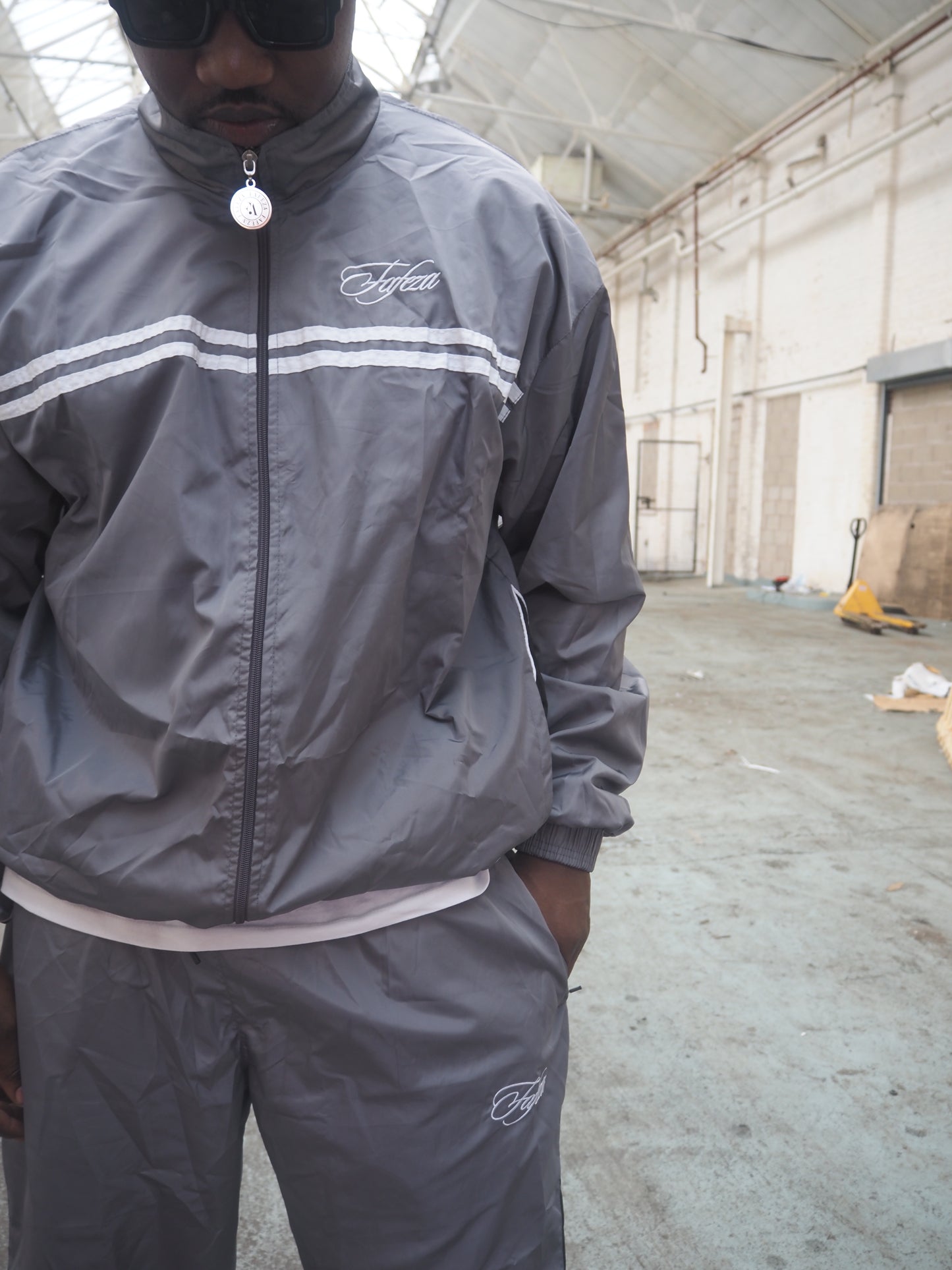FAFEZA Eclipse (Grey) Signature Tracksuit Collection