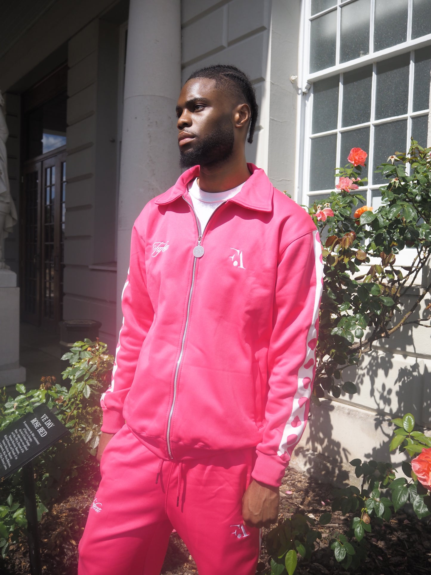 FAFEZA signature zip Rose (Pink) limited edition tracksuit