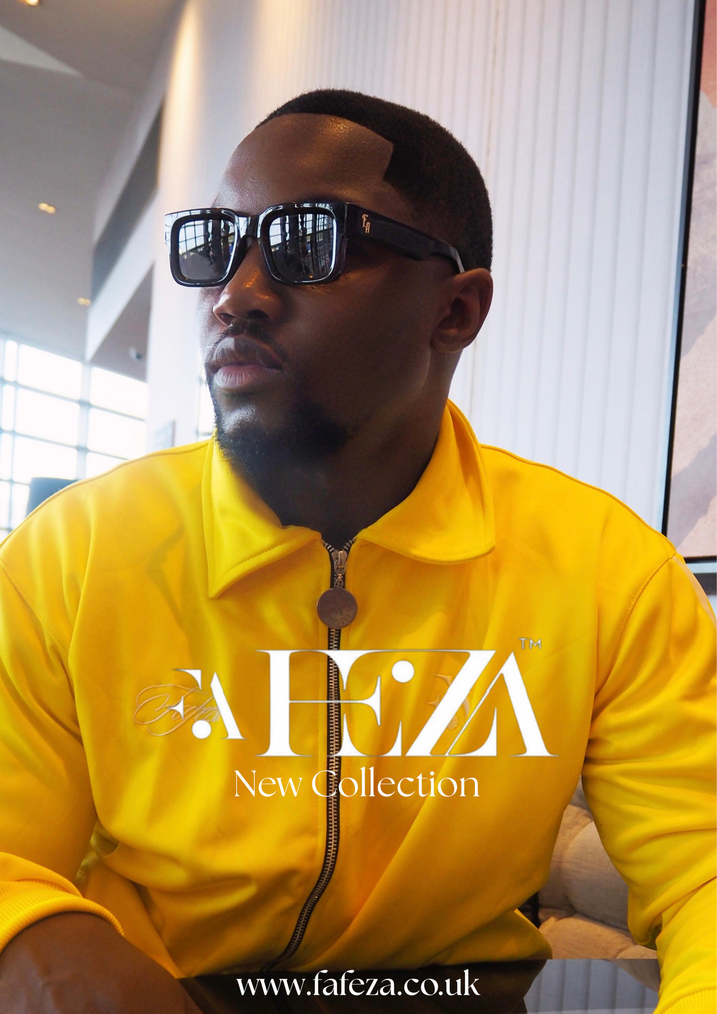FAFEZA Signature Zip tracksuit Solar (Yellow) limited edition