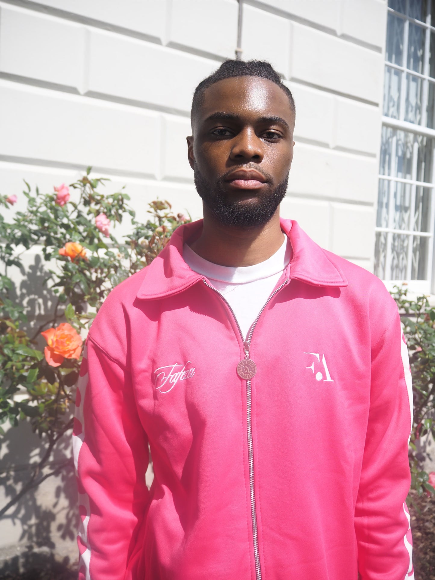 FAFEZA signature zip Rose (Pink) limited edition tracksuit